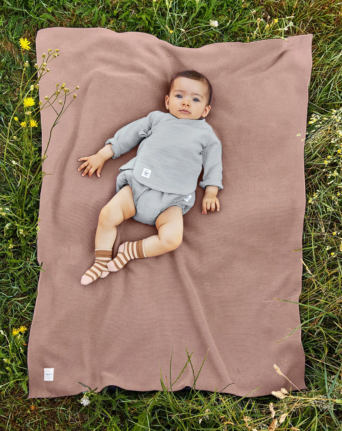 Babydecke FRIZZY (80x100) in rose