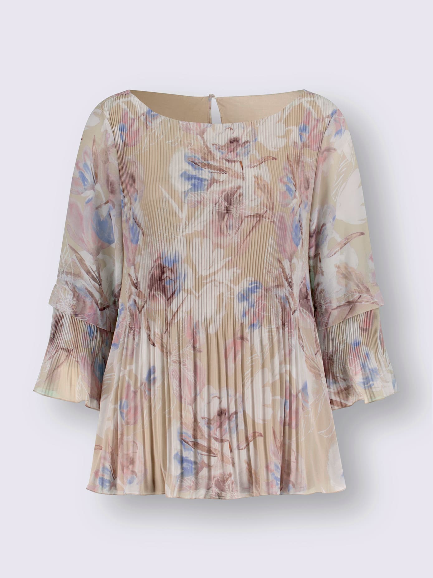 Chemisier motif floral féminin