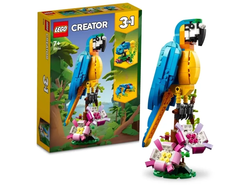 LEGO Creator 31136 Eksotisk papegøje