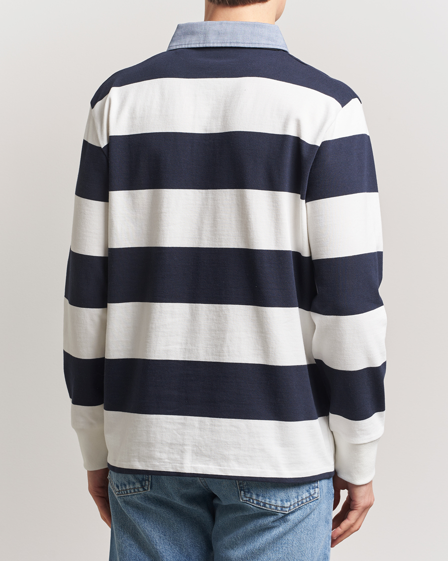 GANT Chambray Barstriped Rugger Eggshell