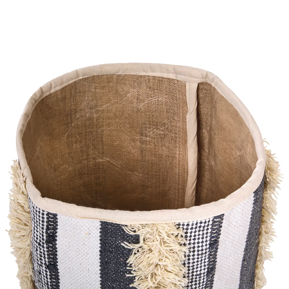 Beliani Paniers KOTKAI en coton beige et gris