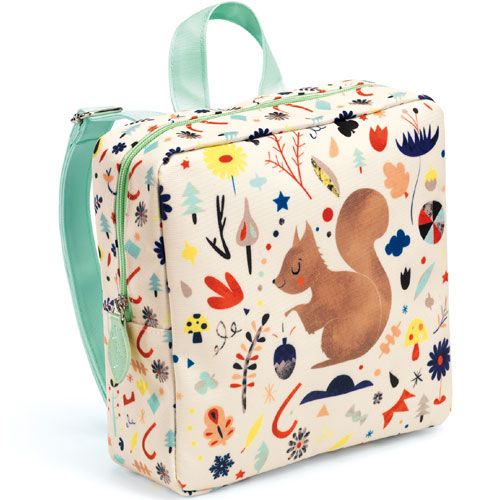 Djeco peuterrugzak eekhoorn - 23 cm
