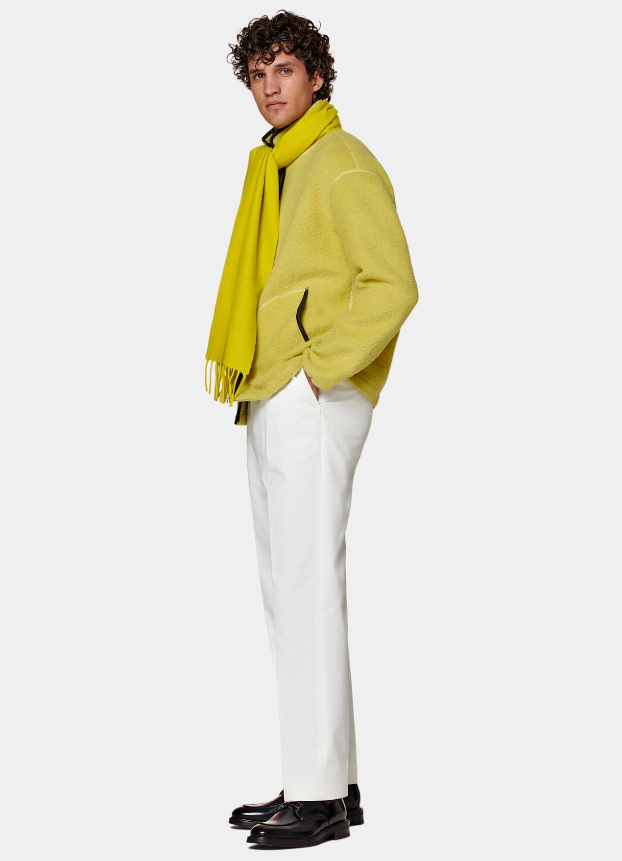 Veste de randonnée jaune