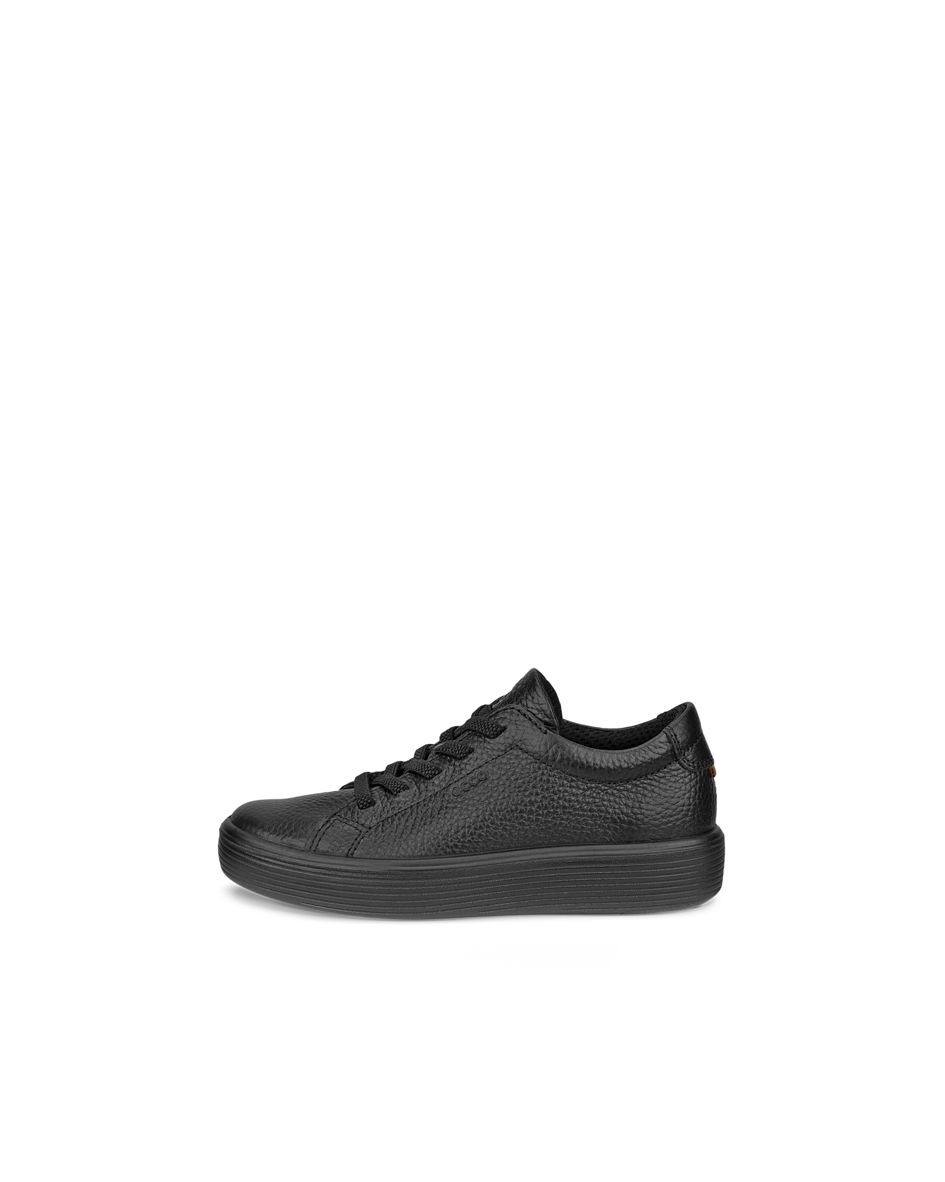 ECCO SOFT 60 K Kinder Ledersneaker Schwarz