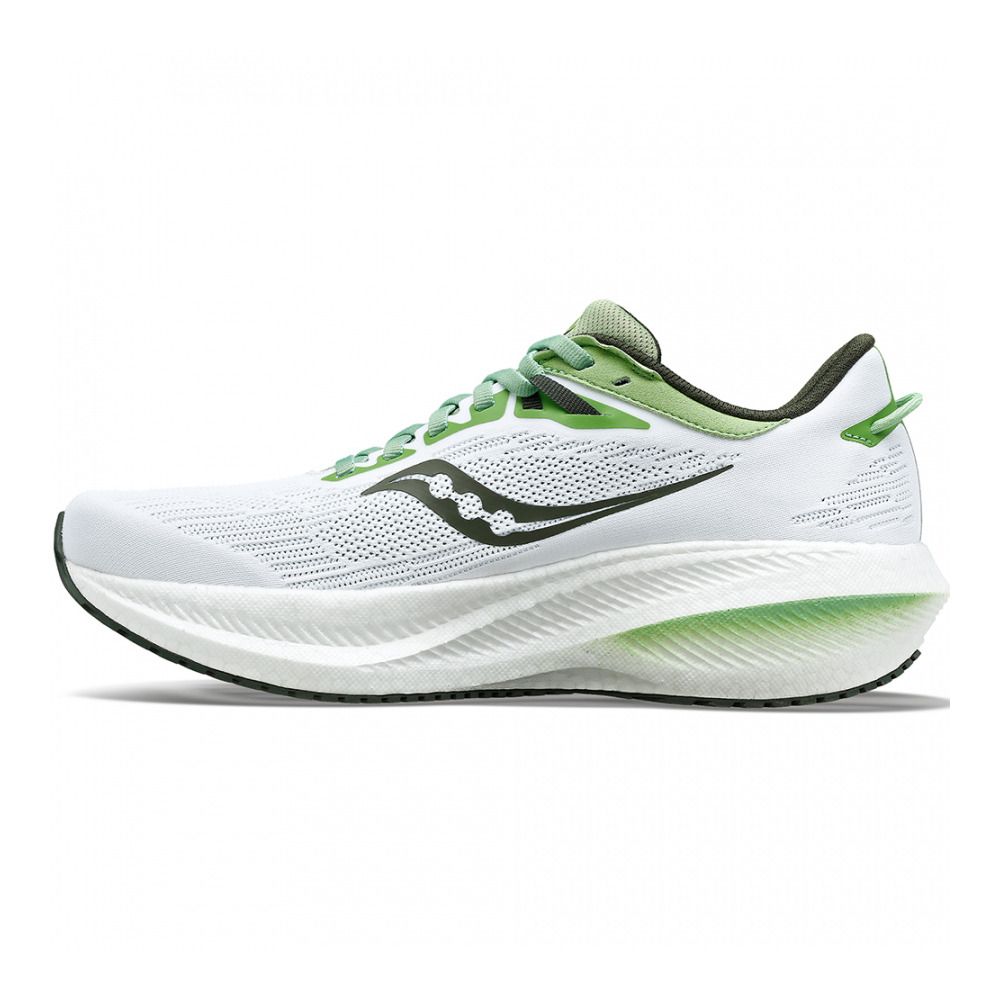 Saucony TRIUMPH 21 - Chaussures running Homme white/umbra