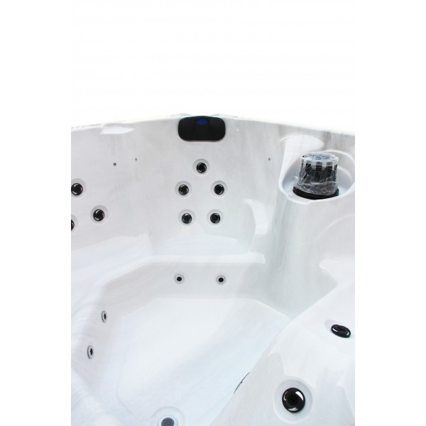 Badstuber Palma outdoor whirlpool 5-persoons wit