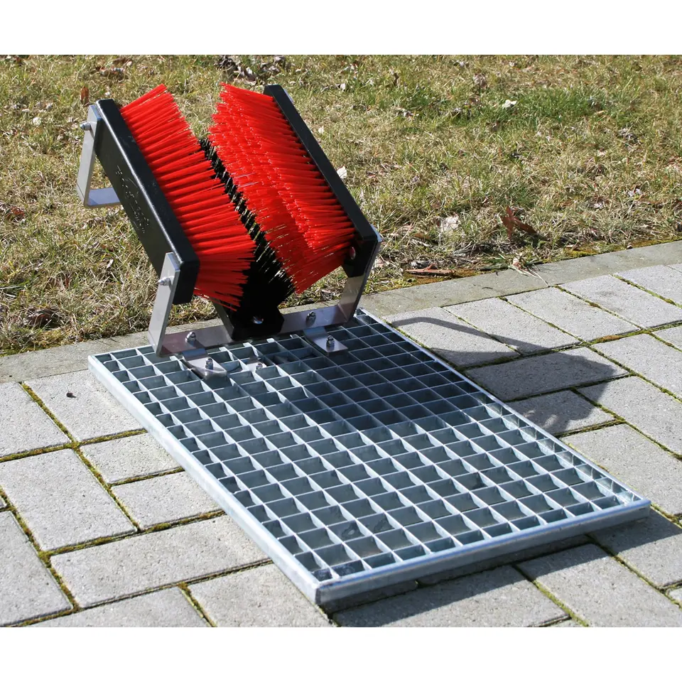 FloorMAX Classic professionele voetenveger / schoenborstel met rooste