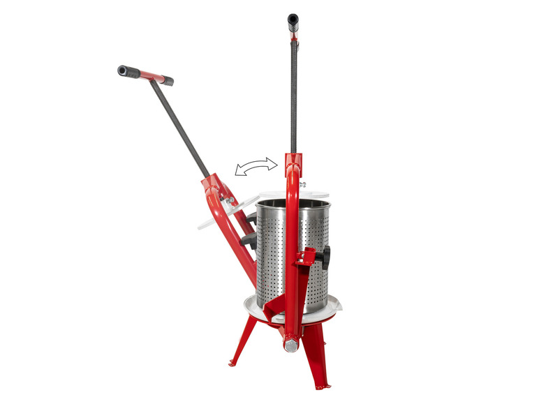 Güde fruitpers, 6, 12, 18 of 30 liter, mechanisch, met stalen spindel
