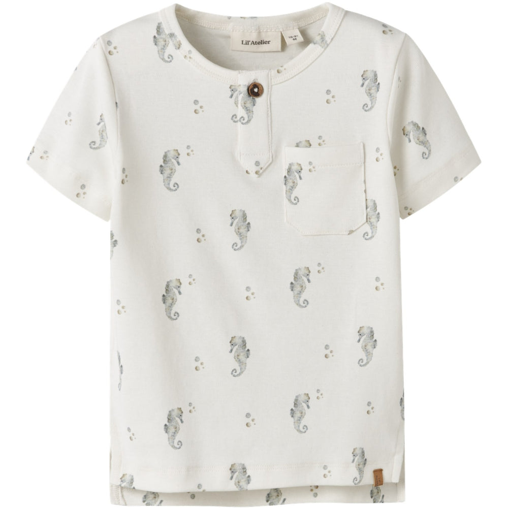 Køb Lil'Atelier Coconut Milk Seahorse Nmmgayo Sik Ss Slim Top Lil
