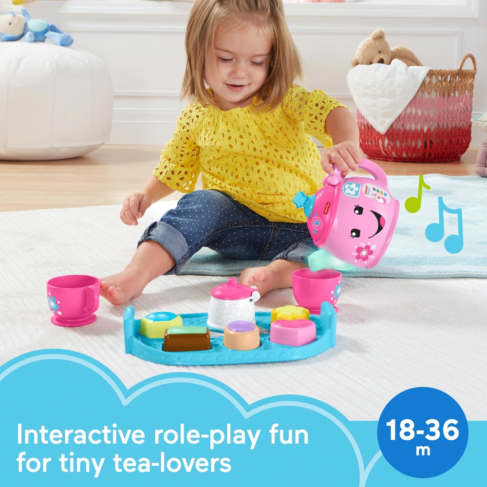 Fisher-Price Lachen & Lernen Süße Manieren Spielzeug-Teeservice