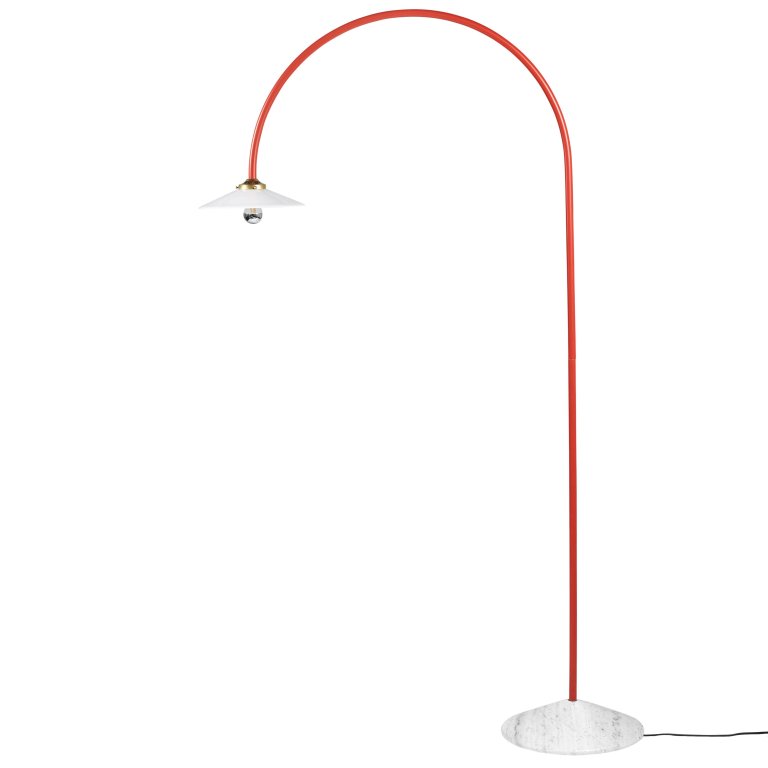 Valerie Objects Standing lamp no.2 marmer vloerlamp Red