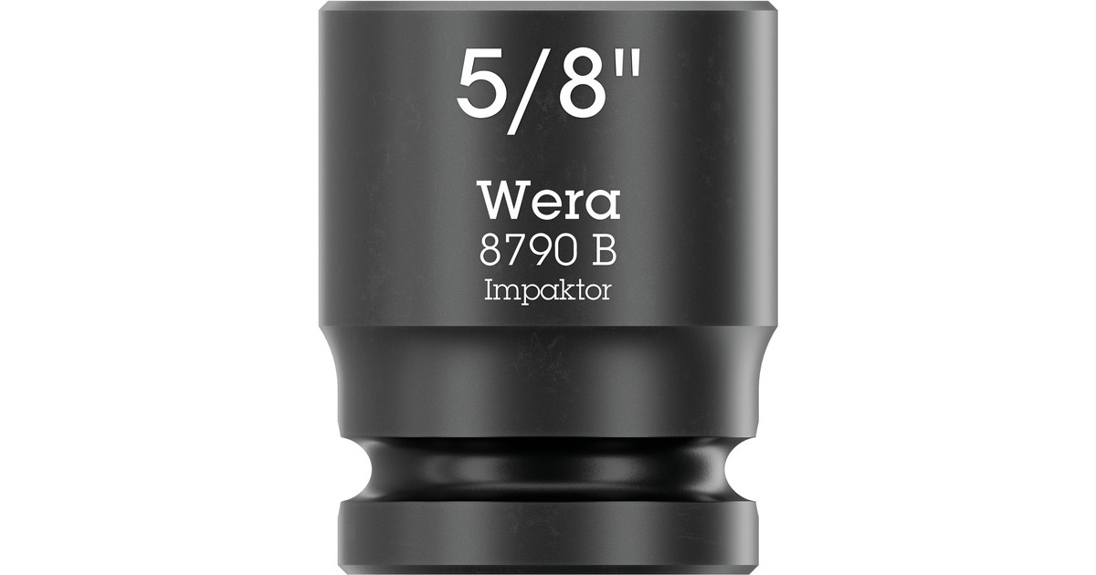 Wera9608 Dop-magneetstrip B Impaktor Imperial 1 dopsleutel  (Zwart/groen, 9‑delig)