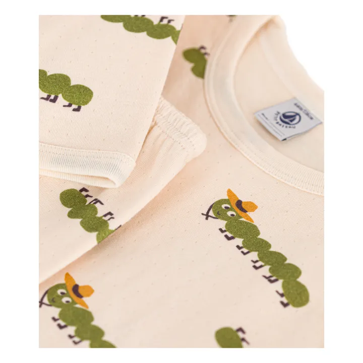 Petit Bateau Ensemble Pyjama Mamamia Tubique | Beige