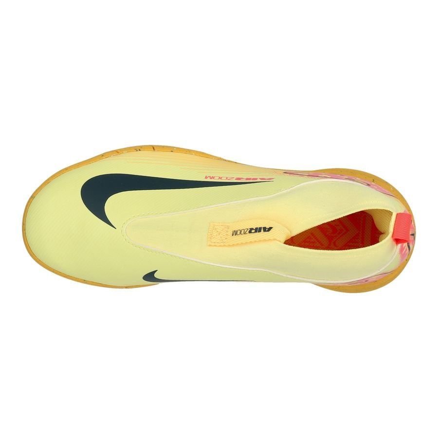Nike Air Zoom Mercurial Superfly 10 Academy IC Mbappé Personal Edition - Orange/Bleu Enfant
