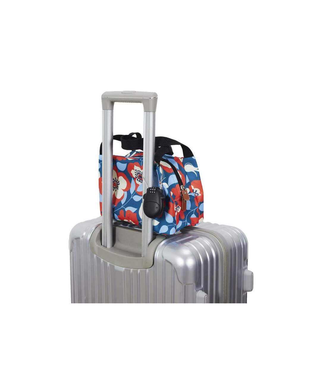 Paris Prix - Cadenas Extensible Avec Code valise 7cm Noir