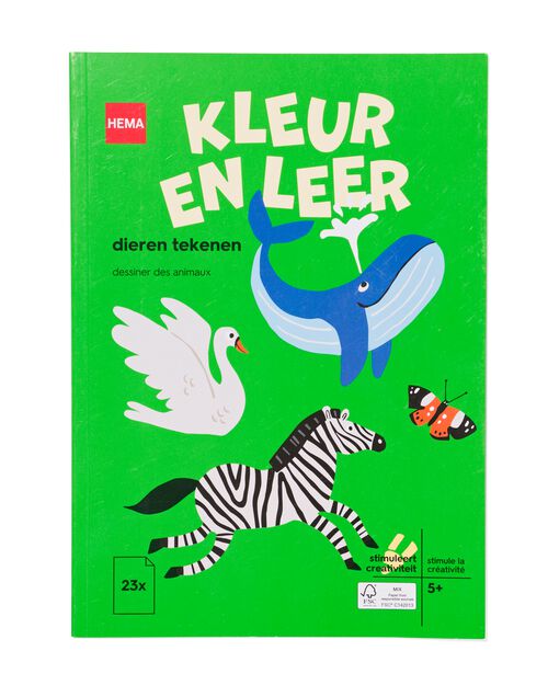 livre de coloriage et dapprentissage dessin animaux 5+