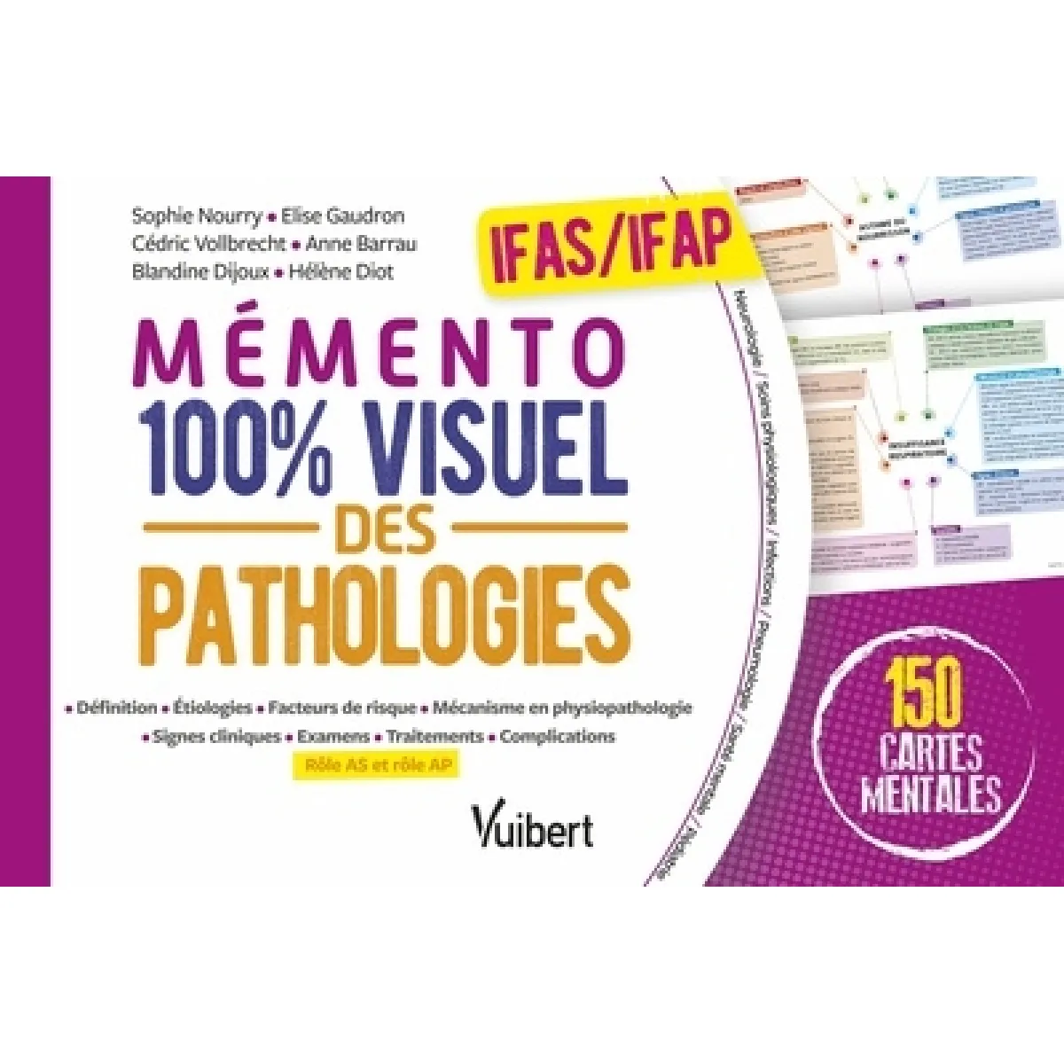 Mémento 100 % visuel des pathologies, IFAS-IFAP : 150 cartes mentales · Occasion