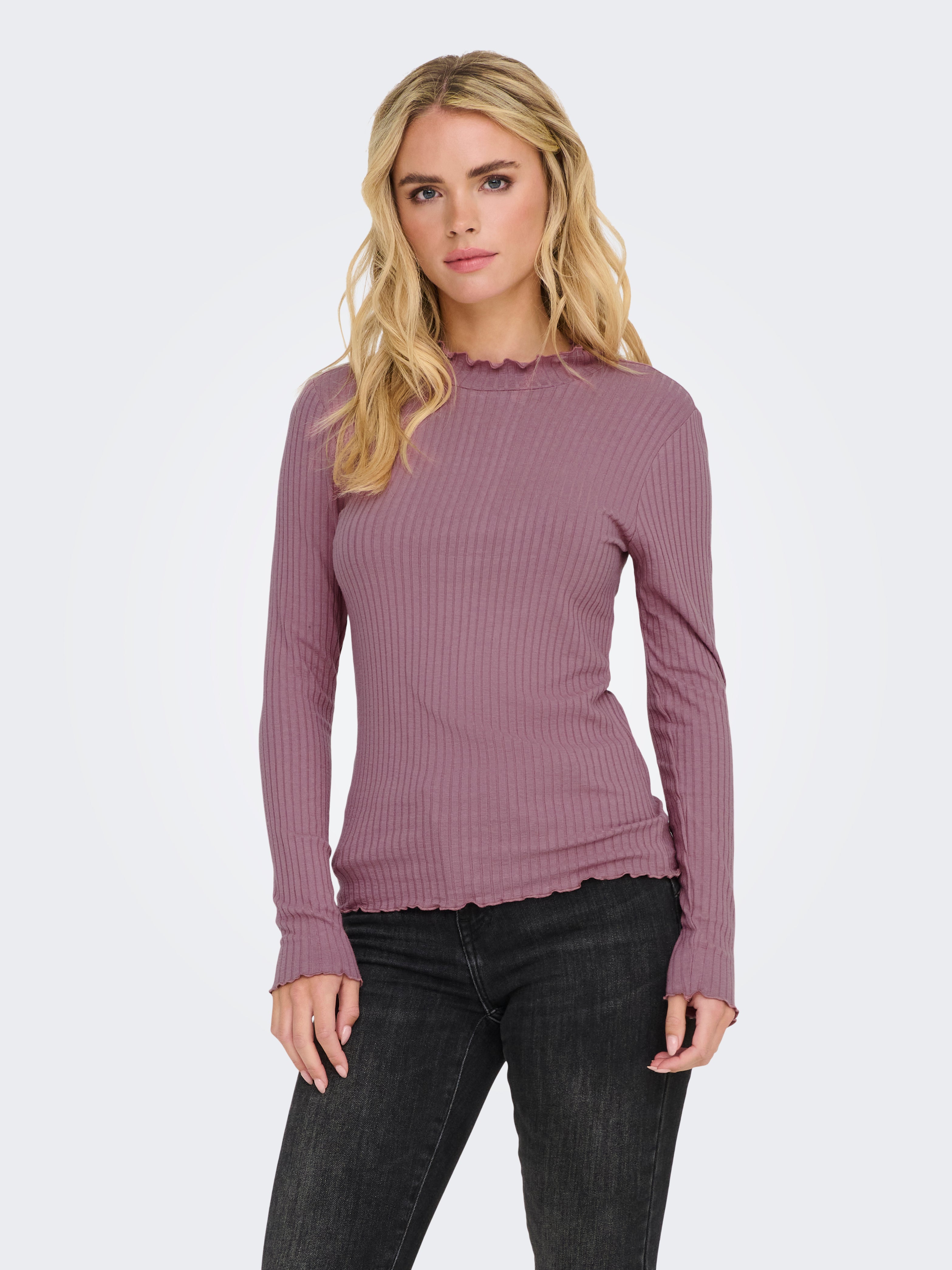 JDYFRANSISKA Top Wistful Mauve