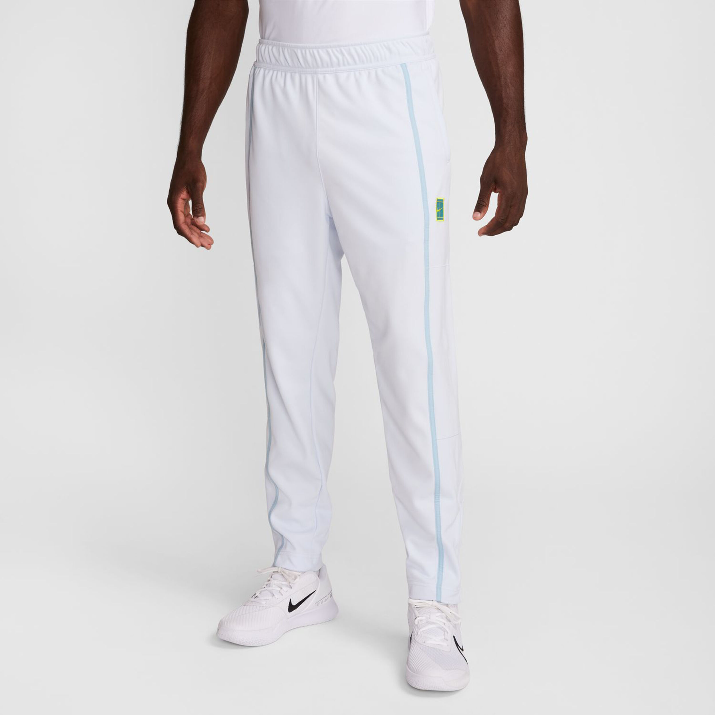 Nike Court Heritage Pantalon Survêtement Hommes - Gris Clair , Bleu Clair