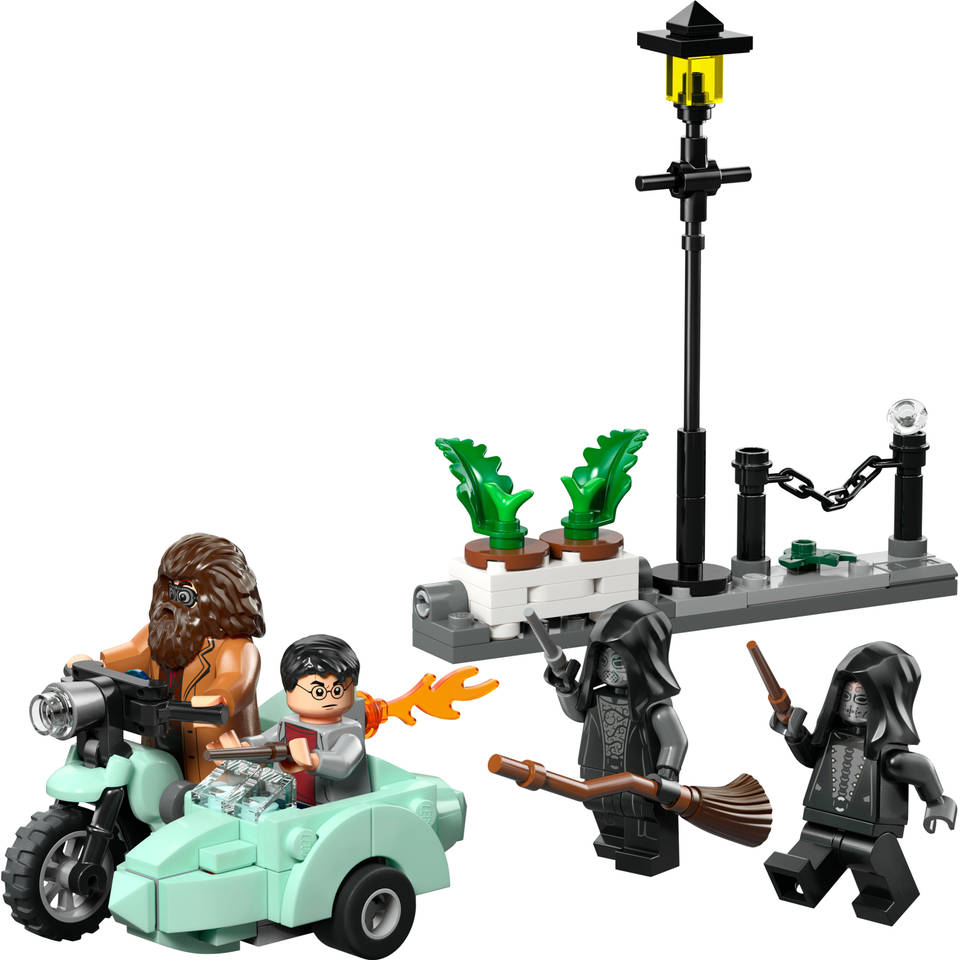 LEGO Harry Potter Hagrid en Harry's Ligusterlaan ontsnapping 76459