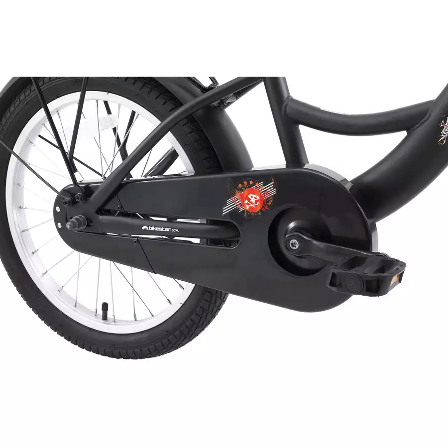 Bikestar Kinderrad 18 Zoll Classic schwarz