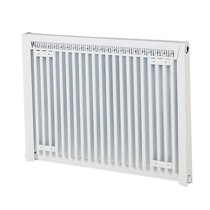 Radiateur eau chaude acier GoodHome blanc 739 W L.80 cm x H.60 cm