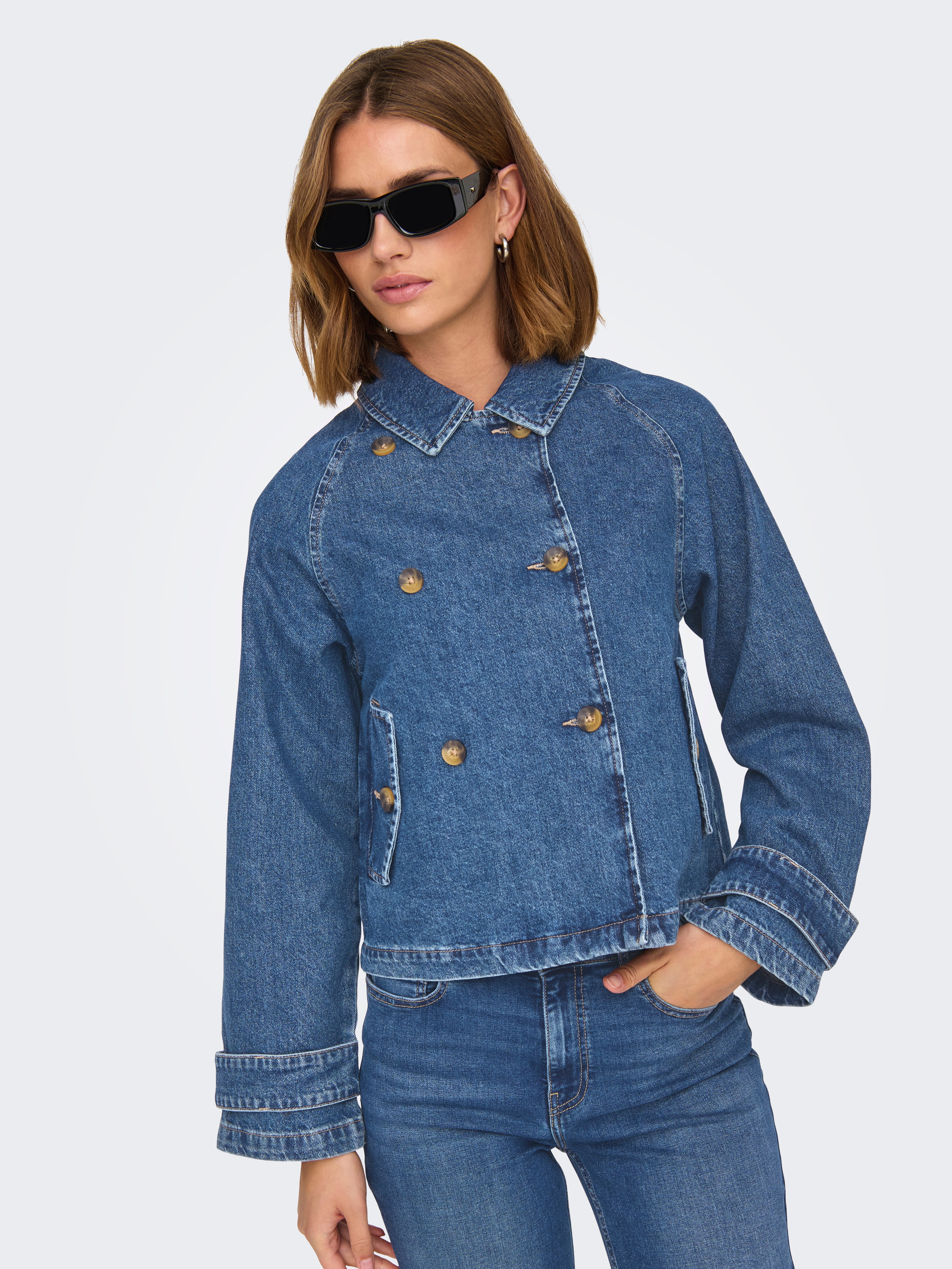 ONLAPRIL Jeansjacke Medium Blue Denim