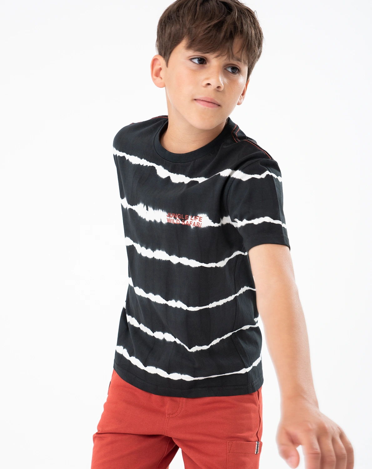 T-Shirt WILD in anthrazit