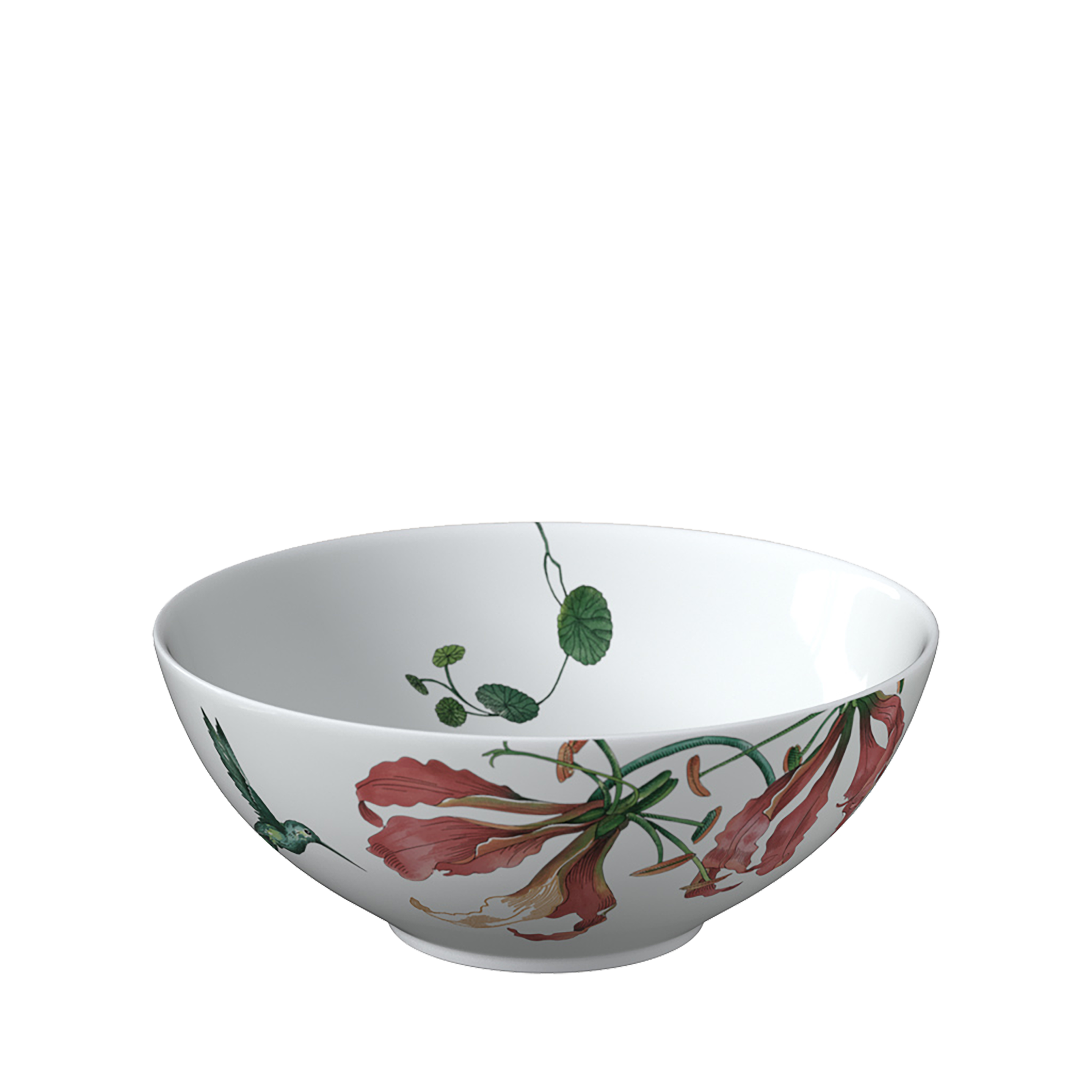 Avarua Dessert bowl Multi-colored, 13.6 oz, Premium Bone Porcelain
