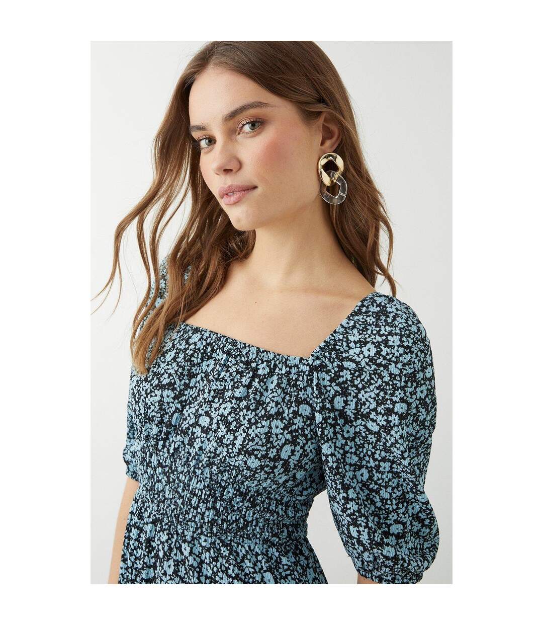 Dorothy Perkins - Robe mi-longue - Femme (Bleu) - UTDP1469