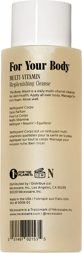 Nécessaire The Body Wash - Fragrance free 250ml