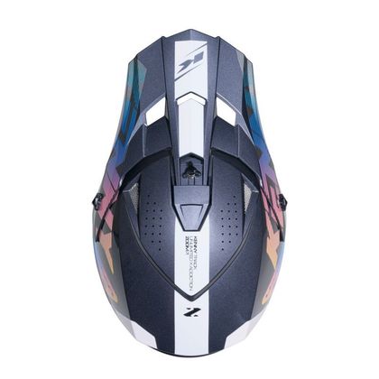 Casque cross Kenny TRACK - GRAPHIC - ZOOM 2025 - Noir