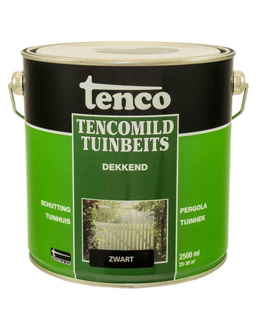 Tenco Tencomild Dekkend - Tuinbeits - 2.5 l Zwart Dekkend