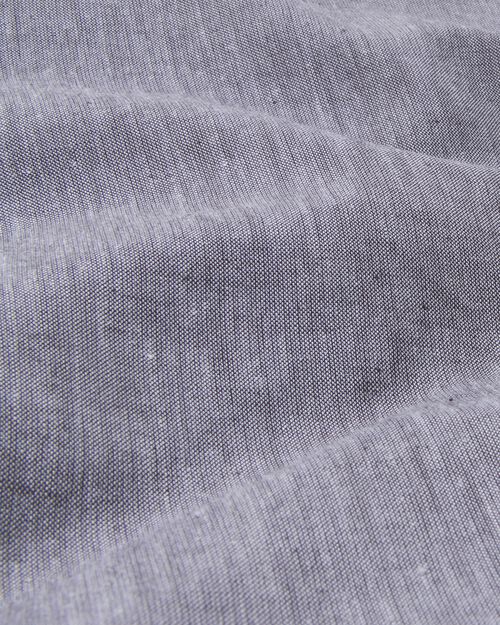housse de couette chambray 140x200/220 gris clair