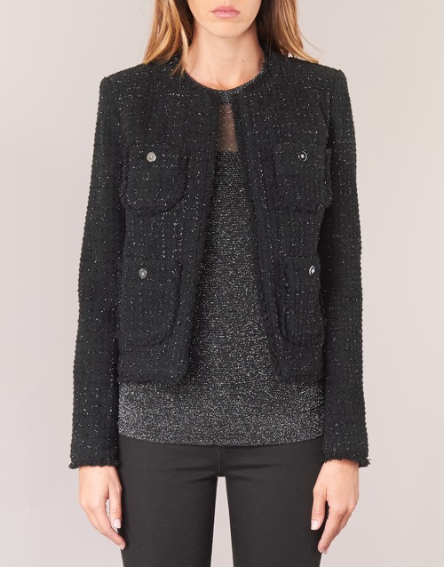 MICHAEL Michael Kors - FRAY TWD 4PKT JKT Negro / Plata