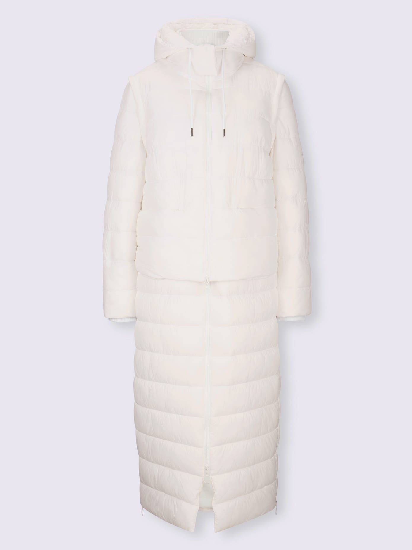 Manteau matelassé se porte de multiples façons