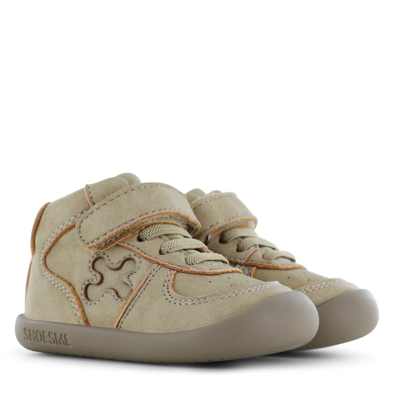 Shoesme beige hohe Sneaker