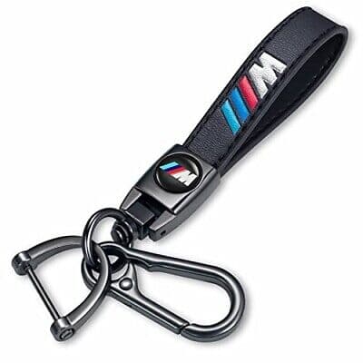 BMW M Power Leather Keyring New,