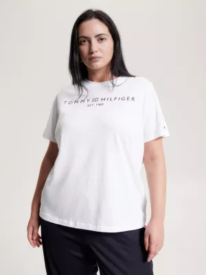 Camiseta Curve com gola redonda