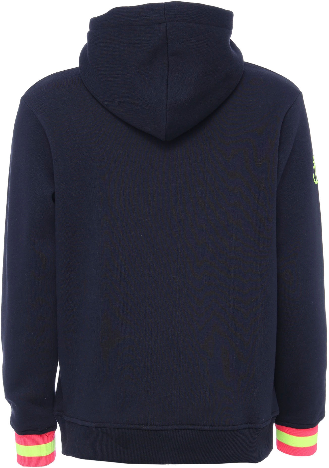Zwillingsherz Hoodie , Langarm, Kapuze, Neon-Details, Kordelzug, Frontprint, Kängurutasche