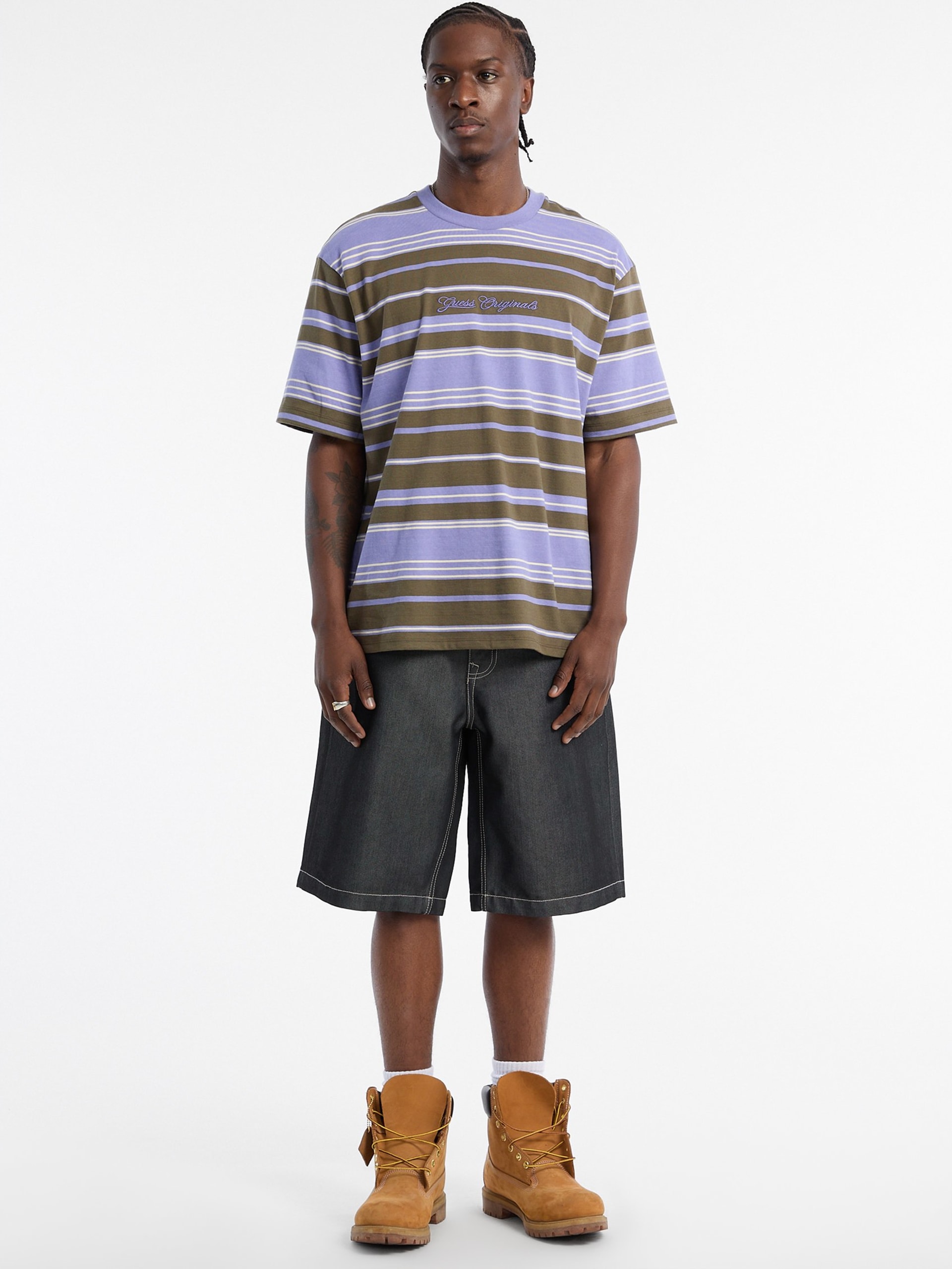 Camiseta GUESS Originals Eco Stripe