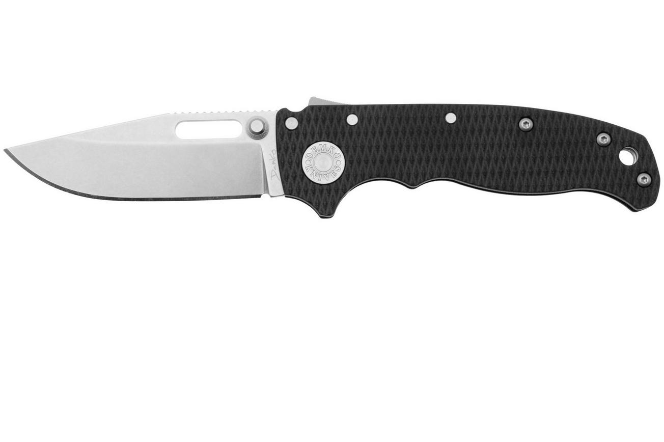 Demko Knives AD20.5 Shark-Lock CPM 20CV Clip Point AD205-20CV-BLK-CP Black G10, zakmes