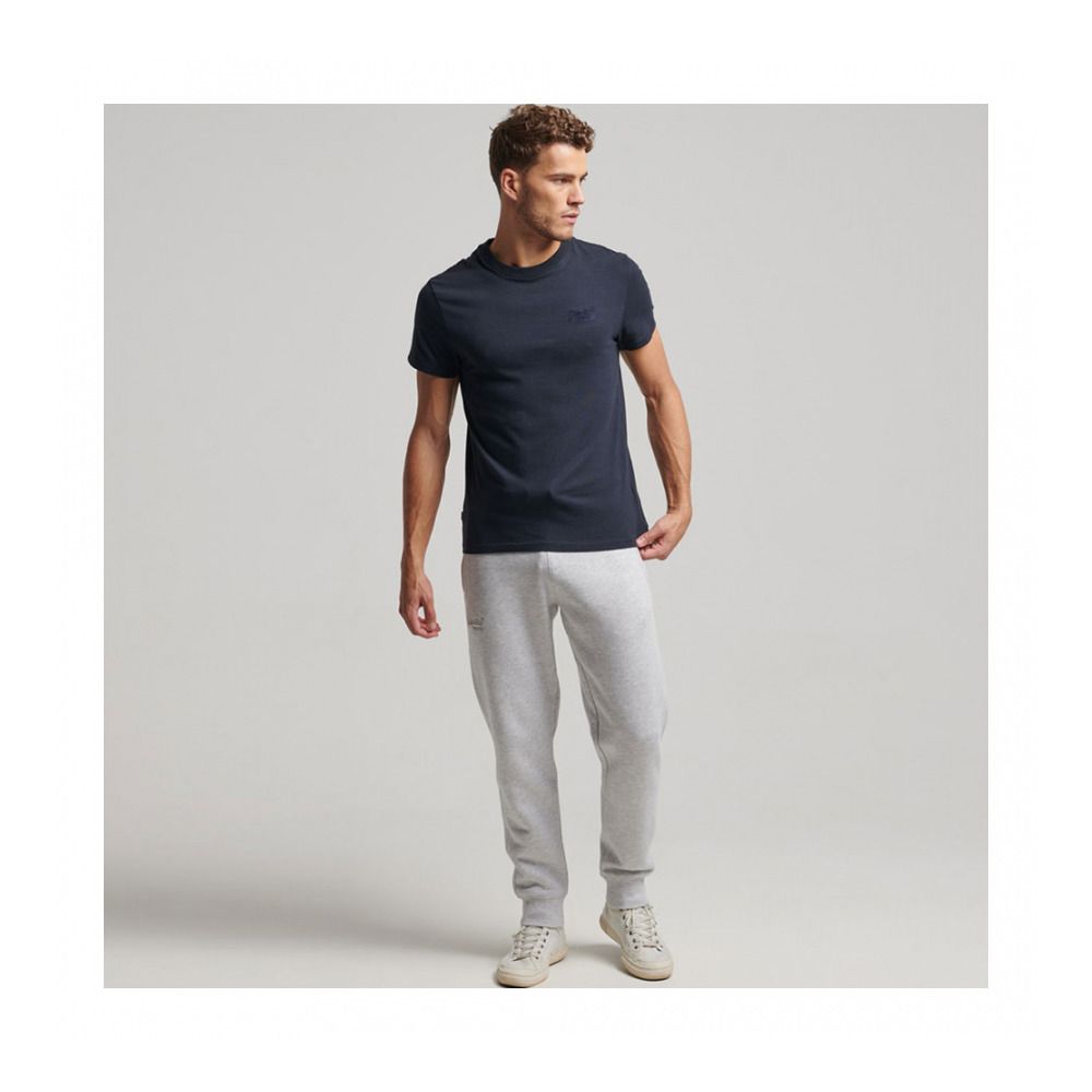 Superdry VINTAGE LOGO EMB - Jogging Homme glacier grey marl