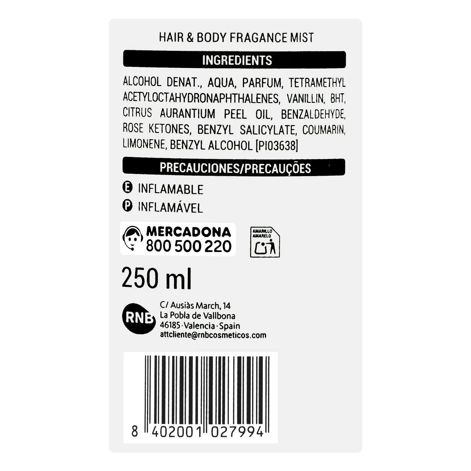 Brume parfumée à la crème de pistache Deliplus
