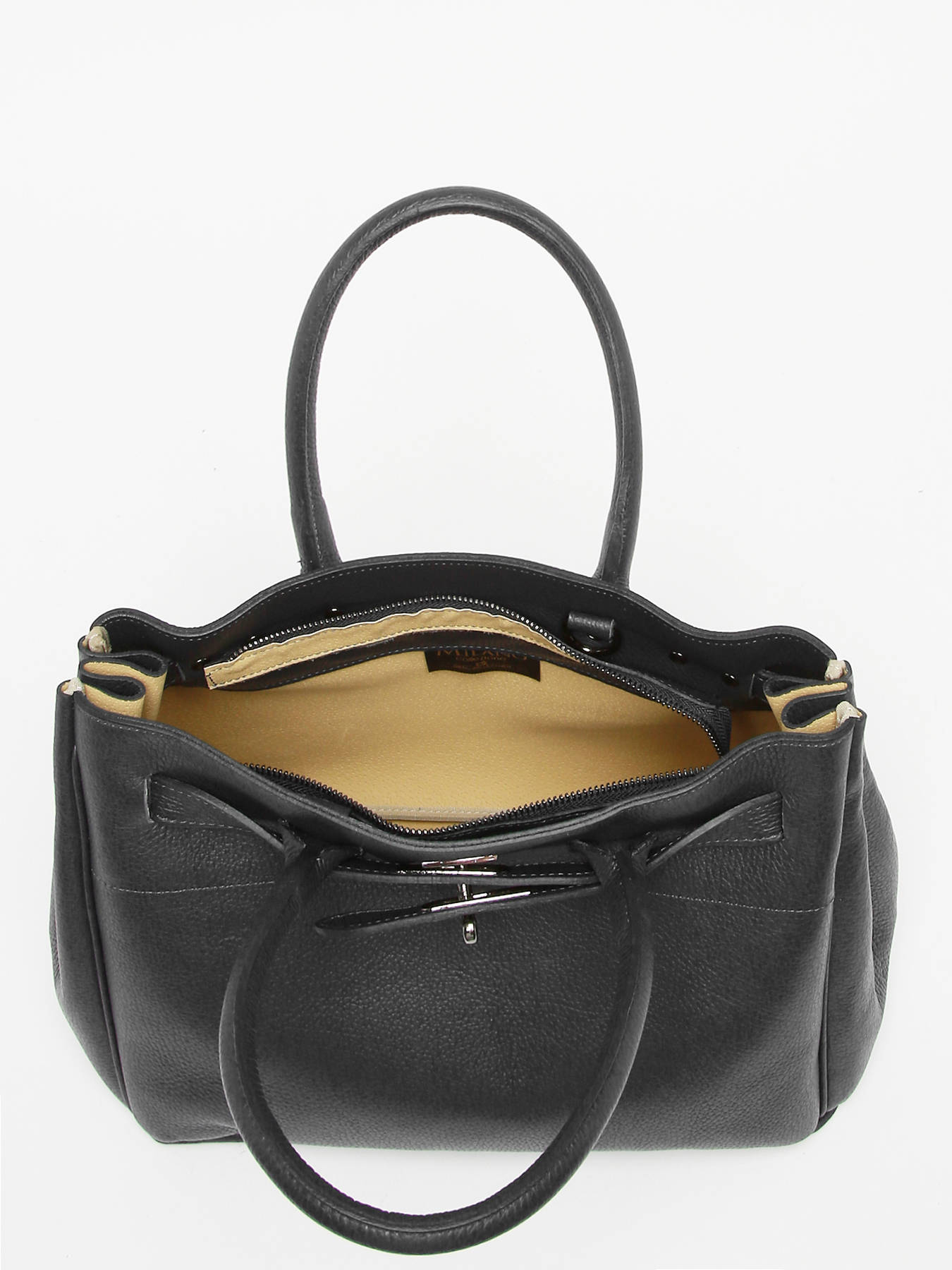 Sac port main Caviar cuir MILANO