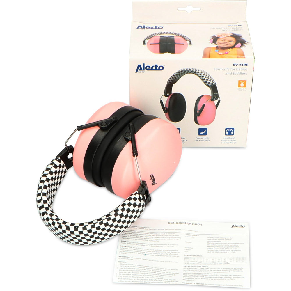 Køb Alecto Pink Earmuffs For Babies Og Toddlers