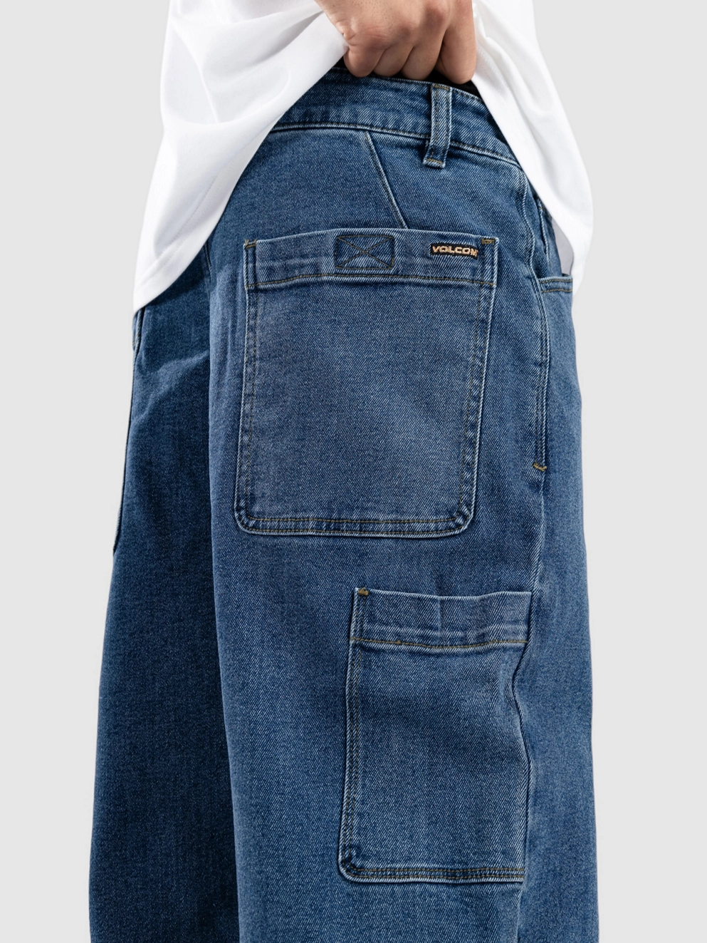 Volcom Kraftsman II Denim Jeans washed blue