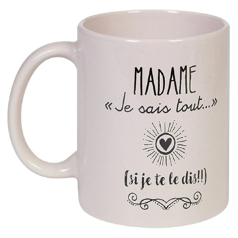 Mug avec inscription 2 modèles