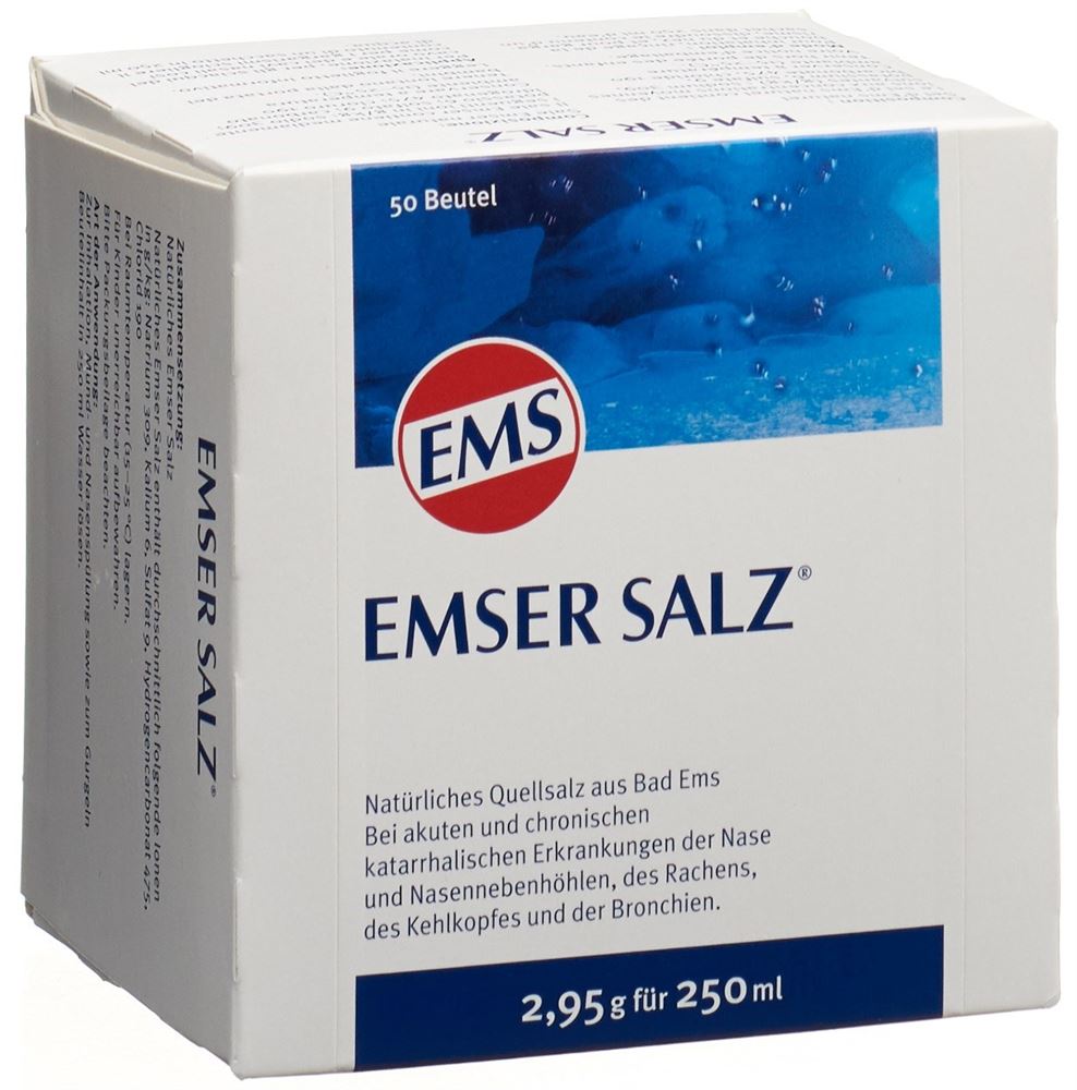 EMSER Plv Btl 2.95 g<br>50 × 2.95 g, Beutel, Pulver zur Inhalation