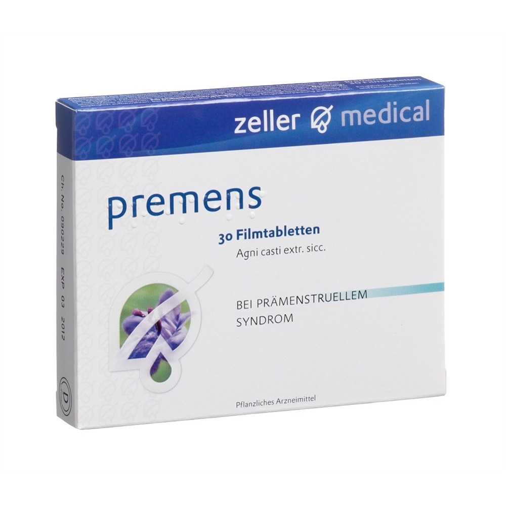 PREMENS Zeller Filmtabl Blist 30 Stk<br>30 Stück, Blister, Filmtablette